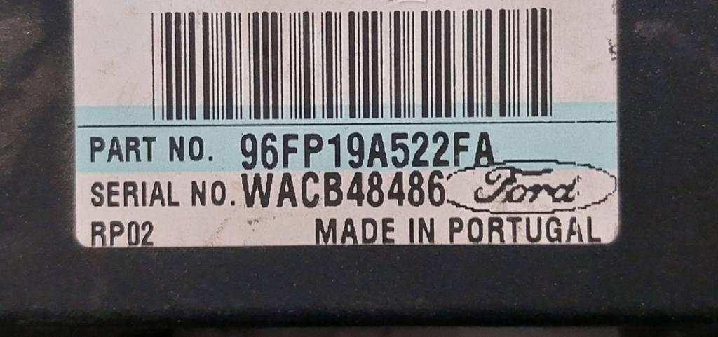 Ford Puma Panel klimatizácie 96FP19A522FA