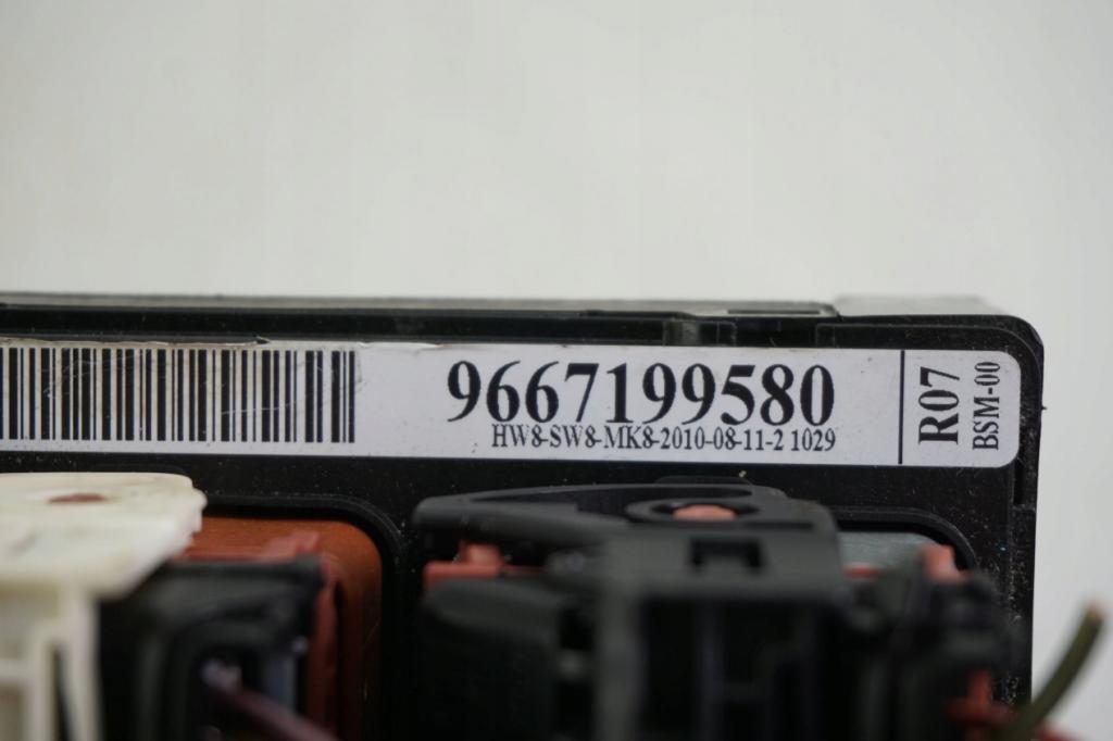 Peugeot 207 1.4 16v 95 HP manual 70 kW 1397 cm3 5- modul riadiaca jednotka 9667199580