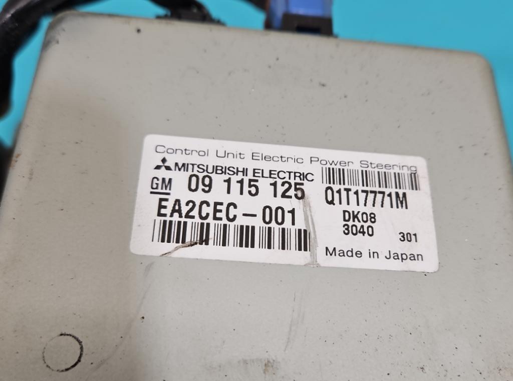 OPEL CORSA C (X01) 2000 - 2009  1.0 (F08, F68) 55 kW [75 KM] benzyna 2000 - 2009  Modul servočerpadlo 09115125 (Ostatné)