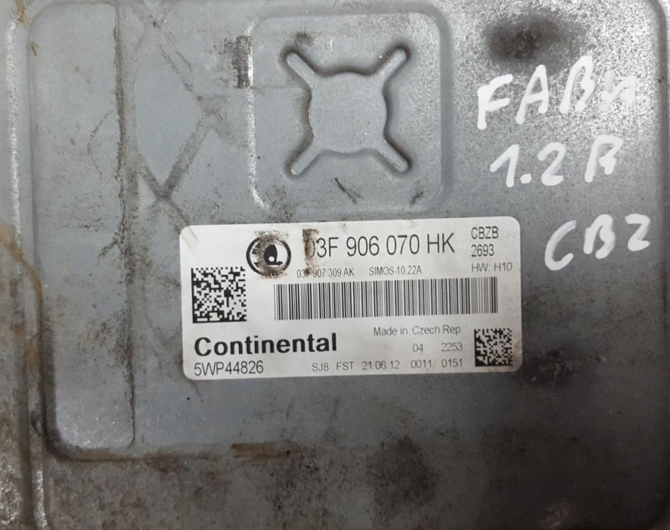 Skoda Fabia 2012 riadiaca jednotka Motor: 03F906070HK