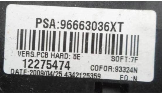 PEUGEOT 206 prepínač kombinovaný 96663036XT