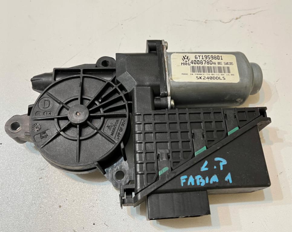 Skoda Fabia I 1999-2007 sedan 2.0 TDI diesel MT 125 kW 2008  Motorcek okien predne lave 6Y1959801