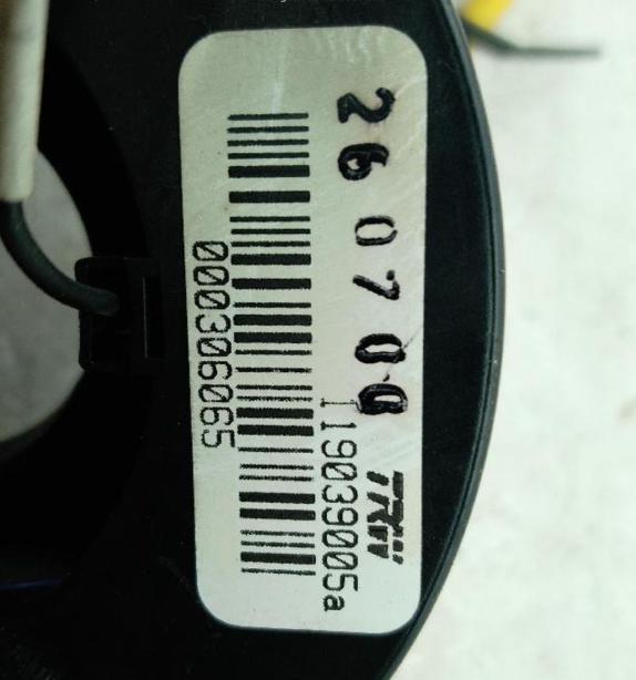 Seat Ibiza II 6K 1993-2002 hatchback 1.4 petrol MT 44 kW 1996  Snimac ulhu natocenia volantu 119039005A