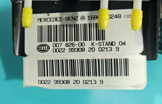 Mercedes A W168 1997-2004 hatchback 1.9 petrol MT 92 kW 2000  Riadiaca jednotka centralneho zamku 1688000248