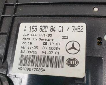 Mercedes A W169 2004-2012 hatchback 1.5 petrol MT 70 kW 2006  Osvetlenie interieru
