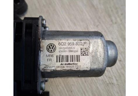 Skoda Fabia II 2007-2014 hatchback 1.6 16v petrol MT 77 kW 2007  Motorcek okien predny pravy 6Q2959802F