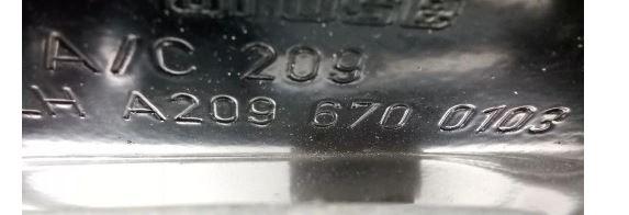 Mercedes CLK II C209 2002-2009 coupe 1.8 KOMPRESSOR petrol 125 kW 0  Zadne lave A2096700103