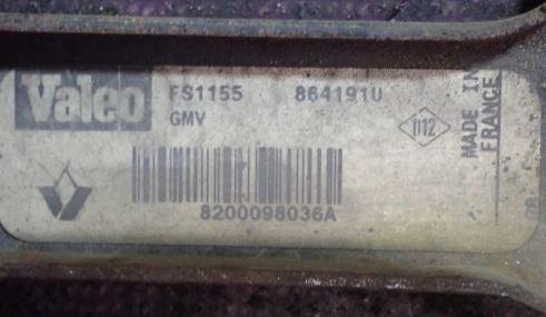 Renault Clio II 1998-2012 hatchback 1.2 petrol MT 43 kW 1999  Ventilátor 8200098036A