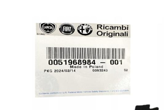 Fiat 500 2007-2020  1.2 petrol MT 51 kW   Odhlučnenie (izolácia) prednej kapoty - nove