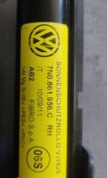 Volkswagen Sharan II 2010  2022 hatchback roleta 7N0861956C