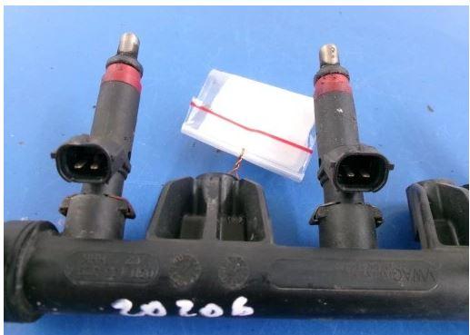 Volkswagen Polo IV 9N 2001-2009 hatchback 1.2 12v petrol MT 47 kW 2001  Vstrekovacia lišta 03D133329A 03D906031C