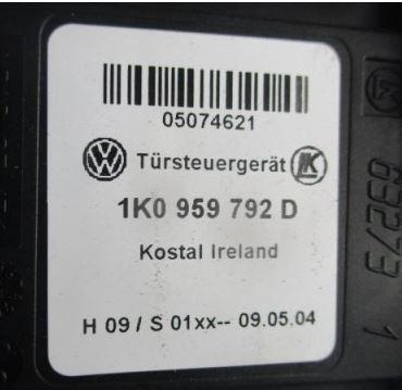Volkswagen Touran I 2003-2015 hatchback 2.0 TDI diesel MT 103 kW 2005  Mechanizmus sťahovania okna predný pravý 1T1837730AF