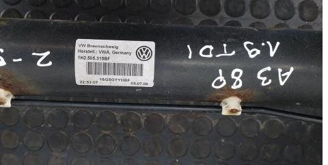 Audi A3 8P 2003-2012 hatchback 1.9 TDI diesel MT 77 kW 2004  Náprava zadná 1K0505315BF