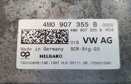 Audi Q7 2005-2015 hatchback 3.0 TDI diesel AT 155 kW 2006  Riadiaca jednotka ostatné 4M0907355B