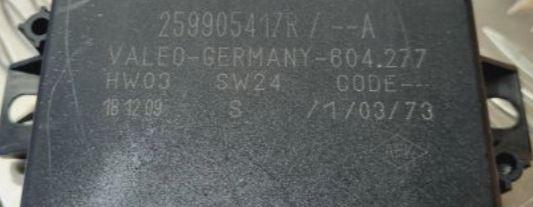 Renault Megane III 2008-2016 combi 1.5 DCI diesel MT 63 kW 2009  Modul 259905417R