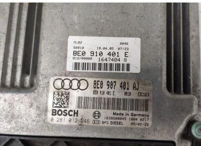 Audi A4 B7 2004-2008 sedan 2.0 petrol MT 96 kW 2006  Riadiaca jednotka 8E0907401AJ 0281012246