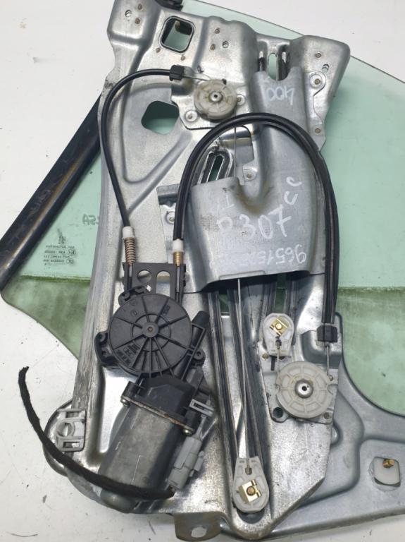 Peugeot 307 CC  Mechanizmus sťahovania okna zadný pravý 9651535980