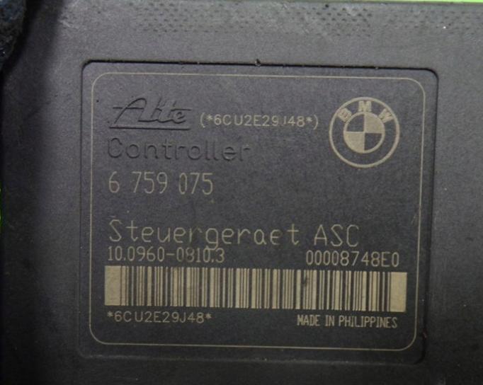 BMW 3 E46 1998-2007 sedan 1.8 petrol MT 85 kW 2003  Pumpa ABS 6759075 6759073