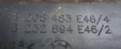 BMW 3 E46 1998-2007 combi 3.0 D diesel AT 135 kW 2000  Torpédo (plast pod čelným sklom) 8208483 8232894