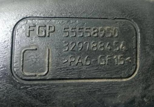 Opel Vectra C 2002-2008 hatchback 1.9 CDTI diesel MT 88 kW 2006  Rúrka chladenia vzduchu 55558950 329788454