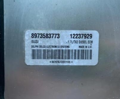 Opel Astra II 1998-2009 hatchback 1.7 CDTI diesel MT 59 kW 2005  Riadiaca jednotka motora 8973583773 12237929