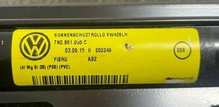Seat Alhambra II 7N LIFT 2010-2020 hatchback 2.0 TDI diesel   Roleta kufra zadna lava  7N0861955C