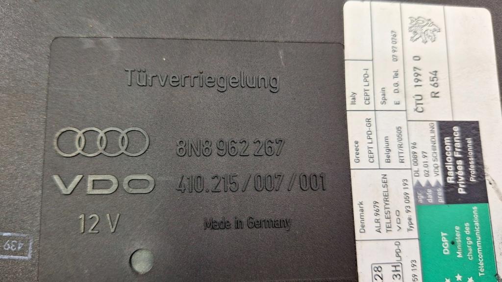 Audi TT 8N Modul komfortu 8N8962267