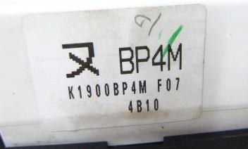 Mazda 3 I BK 2003-2009 sedan 1.6 petrol MT 77 kW 2004  Panel kúrenia/klimatizácie K1900BP4M