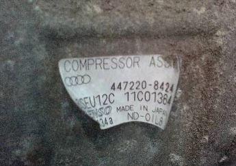 Audi A4 B6 2000-2004 sedan 1.9 TDI diesel MT 96 kW 2001  Kompresor klimatizácie 447220-8424