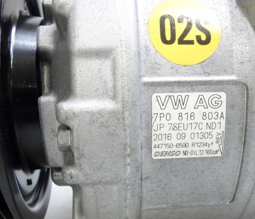 Volkswagen Touareg II 2010-2018 hatchback 3.0 TDI diesel AT 180 kW  Kompresor klimatizácie 7P0816803A