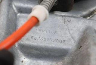 PEUGEOT 206 CC   Mechanizmus sťahovania okna zadný ľavý 9636597380G