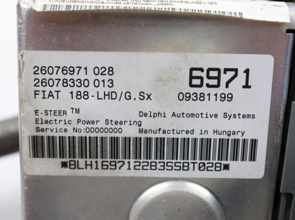 Fiat Punto II 1999-2010 hatchback 1.2 petrol MT 44 kW 2003  Servočerpadlo, pumpa riadenia 46755205 26076971028