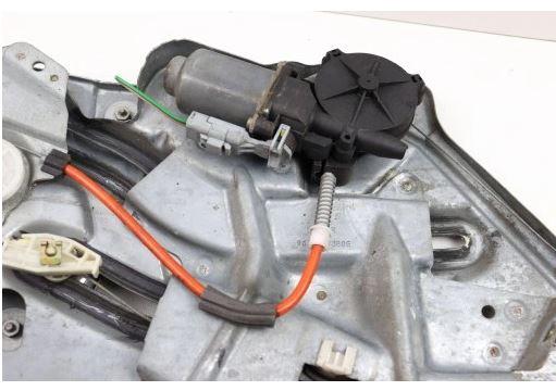 PEUGEOT 206 CC   Mechanizmus sťahovania okna zadný ľavý 9636597380G
