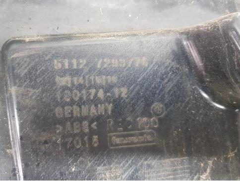 BMW 3 F30 2011-2018 sedan 2.0 16v petrol AT 135 kW 2012  Úchyt (držiak) zadného nárazníka pravý 7293776