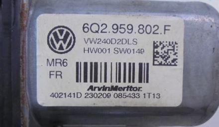 Skoda Fabia II 2007-2014 hatchback 1.4 TDI diesel MT 51 kW 2007  Motorček okien predný ľavý 6Q2959802F
