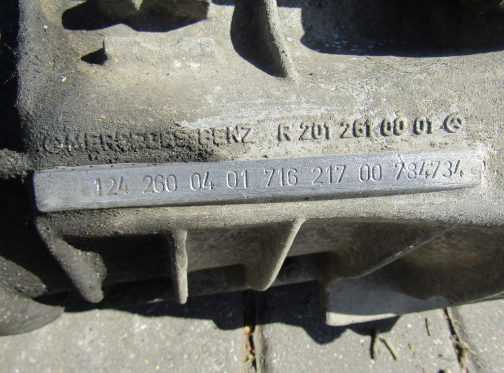 Mercedes W124  SEDAN 4D 2.3B 100kW 84-97  Prevodovka manuálna 1242600401