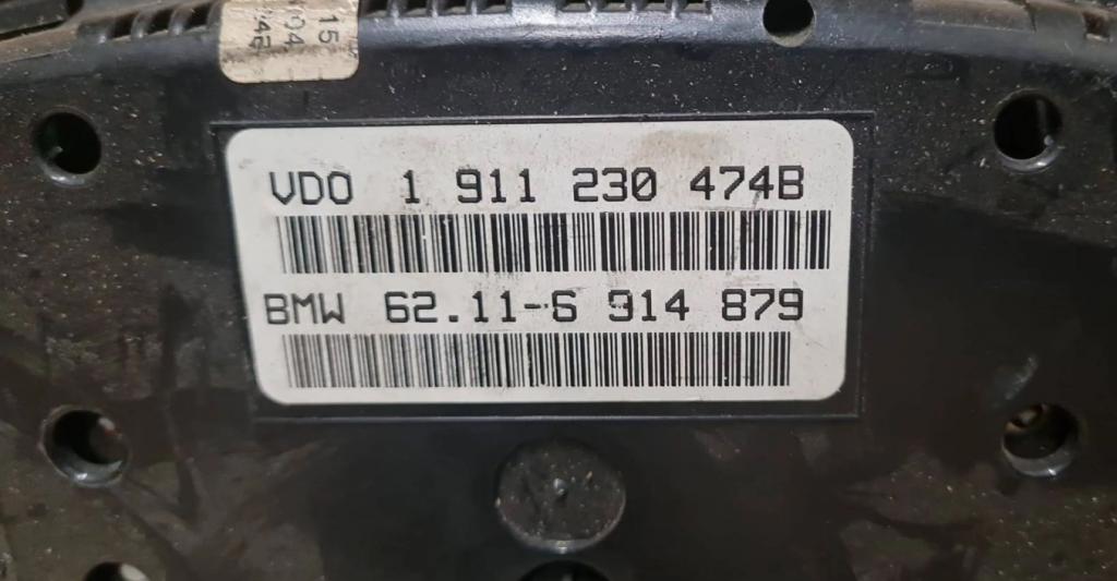 BMW X5 E53 1999-2006 hatchback 3.0 D diesel AT 135 kW 2002 Prístrojová doska 6914879 1911230474B