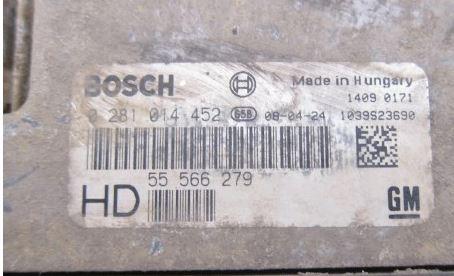 Opel Zafira B 2005-2014 hatchback 1.9 CDTI diesel MT 88 kW 2007  Riadiaca jednotka 0281014452 55566279