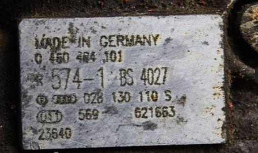 Volkswagen Caddy II 9K 1996-2004 minivan 1.9 SDI diesel 47 kW 1996 Vstrekovacie čerpadlo 0460484101 028130110s