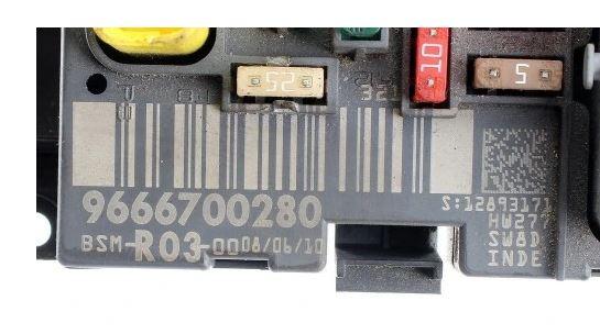 Peugeot Partner I 1996-2008 hatchback 1.4 petrol MT 55 kW 1998 Modul BSI