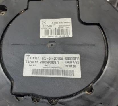 Mercedes C W203 2000-2007 sedan 2.2 CDI diesel MT 90 kW 2007  Ventilátor A2035400688