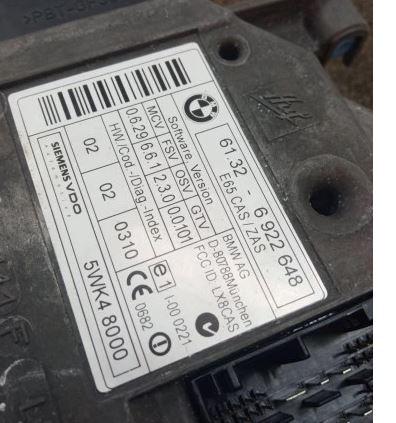 BMW 7 E65 2001-2008 sedan 4.4 V8 petrol AT 245 kW 2002  Spínacia skrinka 6922648