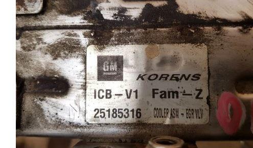 Chevrolet Captiva hatchback 2.2 VCDI diesel AT 135 kW 2012  EGR Ventil 25185316