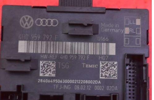 Volkswagen Touareg II 2010-2018 hatchback 3.0 TDI diesel AT 180 kW 2012  Modul 4H0959792F