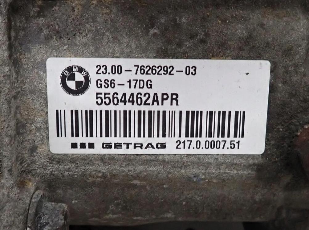 BMW 3 E90 316D 2.0 diesel 85 kW 2012  Prevodovka manuálna 7626292 GS6-17DG