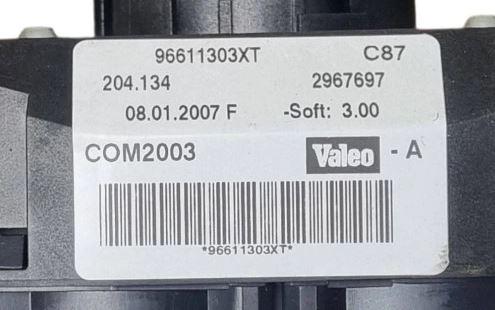 Peugeot 407 sedan 2.0 HDI diesel MT 100 kW 2005  Prepínač smeroviek 96611303XT