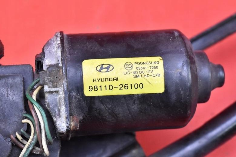 Hyundai Santa Fe 2000-2006 hatchback 2.0 CRDI diesel MT 82.5 kW 2001  Mechanizmus stieračov predný 98110-26100