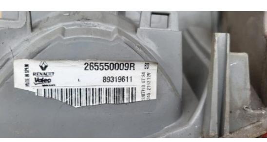 Renault Megane III 2008-2016 hatchback 1.5 DCI diesel MT 78 kW 2010  Svetlo zadné ľavé 265550009R