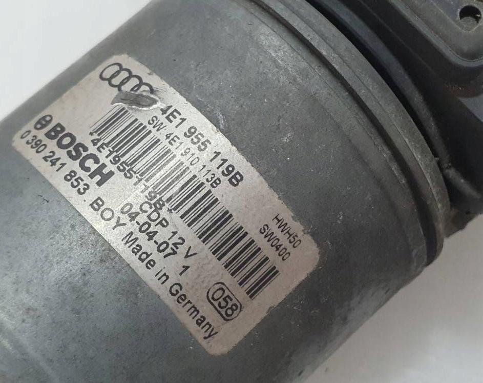 Audi A8 D3 2002-2009 sedan 4.2 TDI diesel AT 240 kW 2005  Motorček stieračov predný 4E1910113B 0390241853