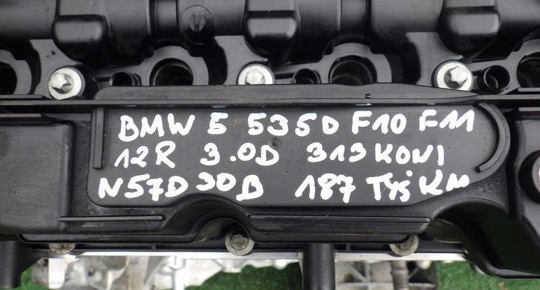 BMW 5 F10 2010-2017 sedan 3.0 D diesel 230 kW  Motor diesel N57D30B
